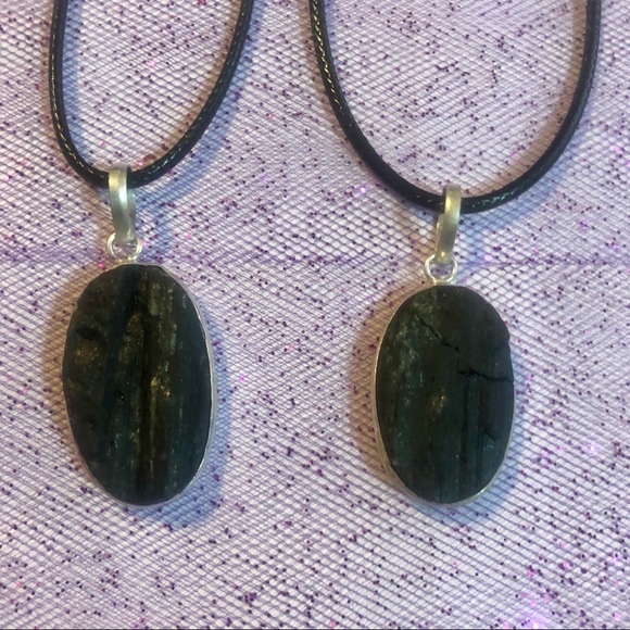Rough Tourmaline Pendant - Picture 1 of 3